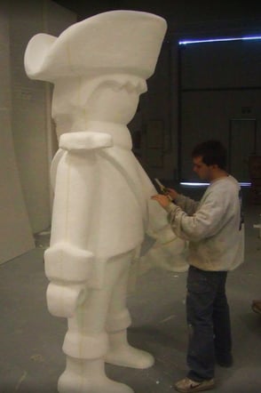 Figura de Click , Escultura de Juguete Gigante