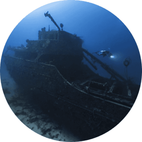 advanced open water diver wreck Curacao