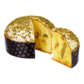Panettone Artigianale 750gr von Familenbetrieb Dinkelmehl und Mandelteig