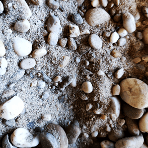 Betonschotter Wandmaterial 