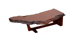 ローテーブル漆仕上げ：ケヤキ