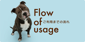 ペットシッター　依頼の流れ