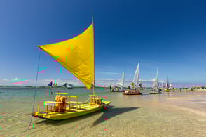 porto de galinhas, brazil, turquoise water, coral reefs, seawater swimming pools, white beach, palm trees, boutiques, nightlife, live music, buggy tour