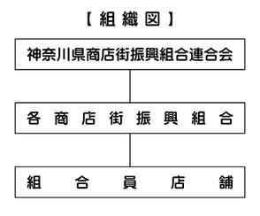 神奈川県商店街振興組合連合会組織図