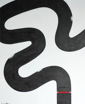 HEBIHANABI 2    500mm×606mm  F12   Acrylic   2015