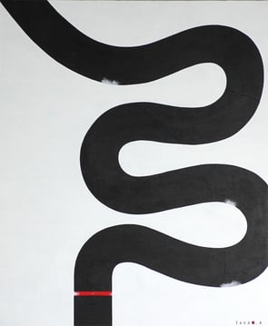 HEBIHANABI 1    500mm×606mm  F12   Acrylic   2015