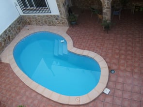 piscinas de poliester forma riñon Oporto