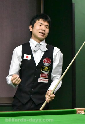 Keishin Kamihashi won 16th All Japan Snooker Championship