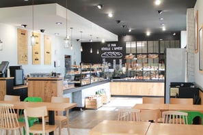 Intérieur boulangerie pâtisserie PPBIO Poitiers