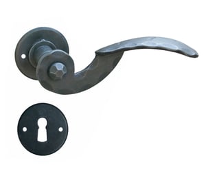 Maniglia per porta in ferro battuto