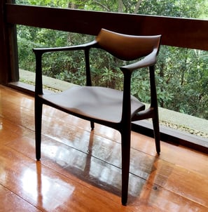 アームチェアⅡ （藤井慎介）木の椅子展