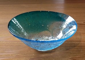 茶碗　ブルー　岸本耕平　山の上ギャラリー