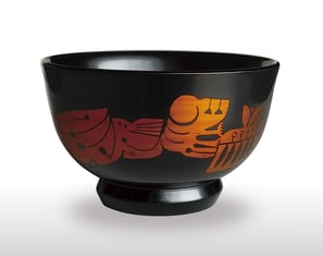 箔絵椀　角井圭子