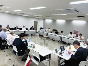 高山市における外国人観光客の緊急時受入医療体制の向上、及び防災・減災に係る連携協定に基づく定例会議の様子