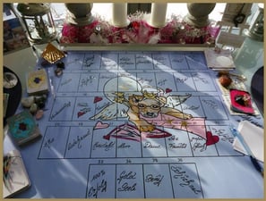 Häuserschablone für den Rundumblick