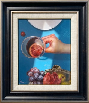 津村 果奈「青い食卓１」