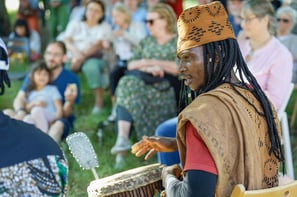 Heart Beats of Africa im Rosengarten, Foto: Annette Richter