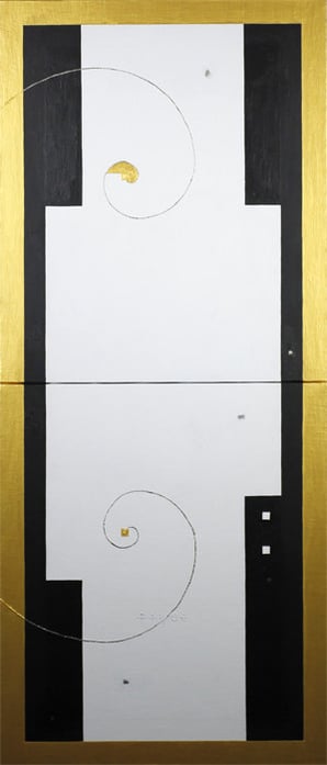 Body & Image 9   455mm×1060mm (455mm×530mm each)  F10×2  Acrylic  2014