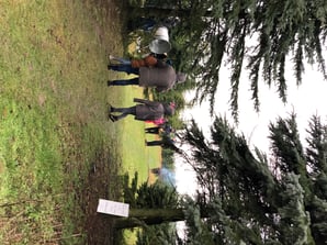 dieartigeBLOG // Wohnzimmer im Dezember, Weihnachtsbaum 2019, Nordmanntanne - nachhaltig + frisch geschlagen, Punsch + Feuerschale,Vorpommern