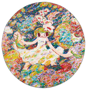 ロッカクアヤコ「"魔法の手 ロッカクアヤコ作品展" 記念限定ラグ」