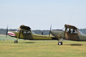 Die Bird Dogs zeigten beim Classic Cessna Meeting 2016 starke Präsenz (Foto: Jessica Zimpel-Nonn)