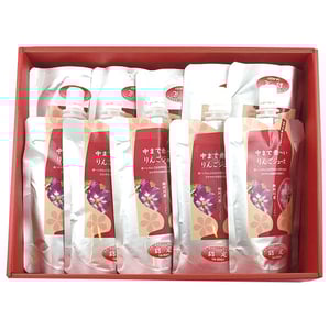 ●中まで赤〜いりんごジュース パウチ130ml╳10