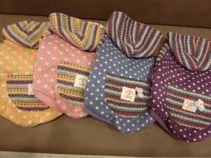 暖かいキルトニットを使ったパーカー☆