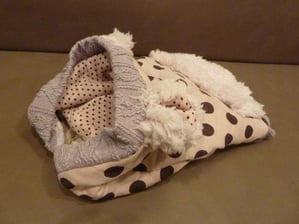 内側もドットになってます❤