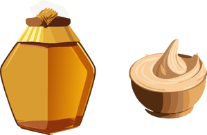 Dessin graphique d'une crème au Miel de Manuka de Nouvelle-Zélande NPA 10+