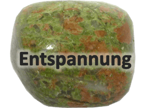 Der Epidot. . . gibt uns die nötige Ruhe