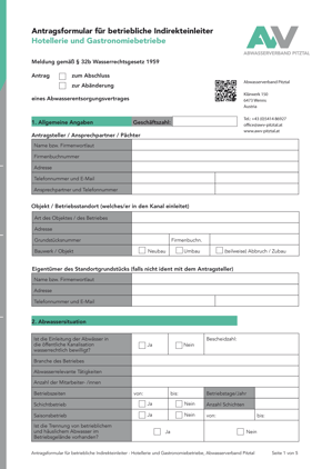 Muster Antrag "Hotellerie und Gastronomie"