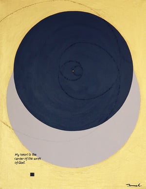 LUCKY ECLIPSE  6   318mm*410mm   F6   2022  acrylic on canvas, wood