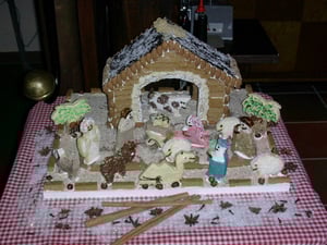 Eine Krippe aus Salzteig von Anke Detjen