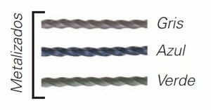 Cortinas antimoscas con tiras redondas metalizadas