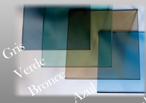 Colores de vidrio para mamparas de ducha