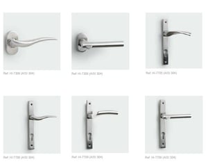 Manillas interiores de acero inoxidable