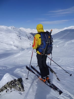 Dominik in den Startlöchern...
