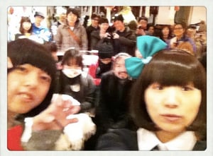 ▲みやまゆとチャンユメがライブ中に撮影したお写真です