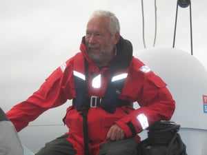 Robin Knox-Johnston auf "Grey Power"