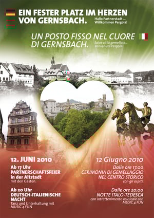 Partnerschaftsfeier in Gernsbach am 12.06.2010