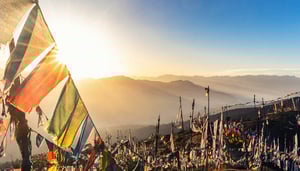 Laya Trekking in Bhutan, Jomolhari und Tiger Mountain