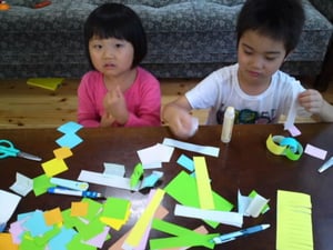 僕と私でがんばりました