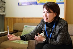 「バイオマスに精通したツアーガイドを育成するのも課題」と真庭観光連盟の眞柴幸子さん