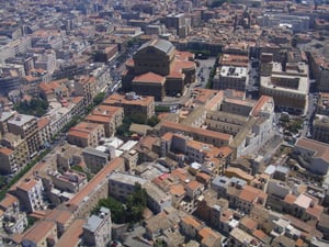 Palermo city-center - air view