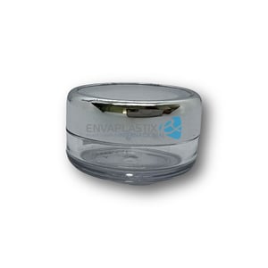 Tarro acrílico 10gr tapa dorada, frasco con tapa dorada, tarro tapa encasquillada