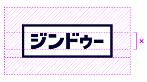 ジンドゥーロゴの周りには保護領域を設けてください