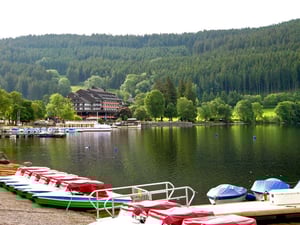 Am Titisee starten wir zu den drei letzten Etappen.