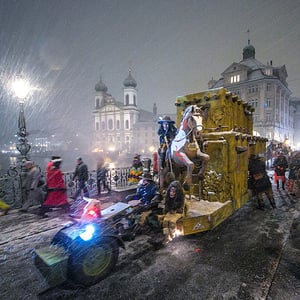 Zeitraffer-Videos der Luzerner Fasnacht