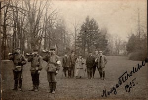 Jagd im Schloßpark Neugattersleben