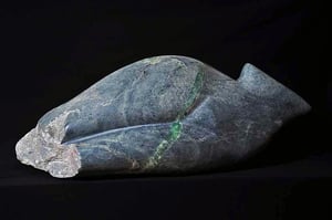 Die Ruhende Frau Speckstein Skulptur